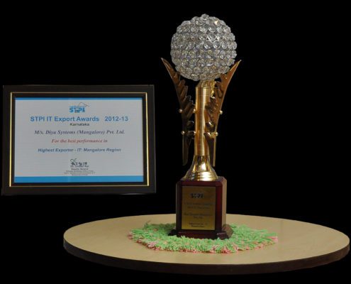 STPI IT Export Award for the year 2012-13